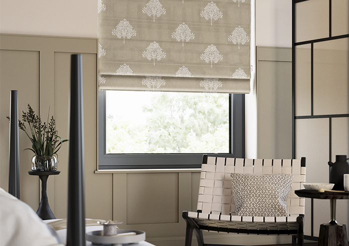 William Morris At Home Marigold Tree Embroidery, Linen - Twist&Fit Roman Blind - Image 5